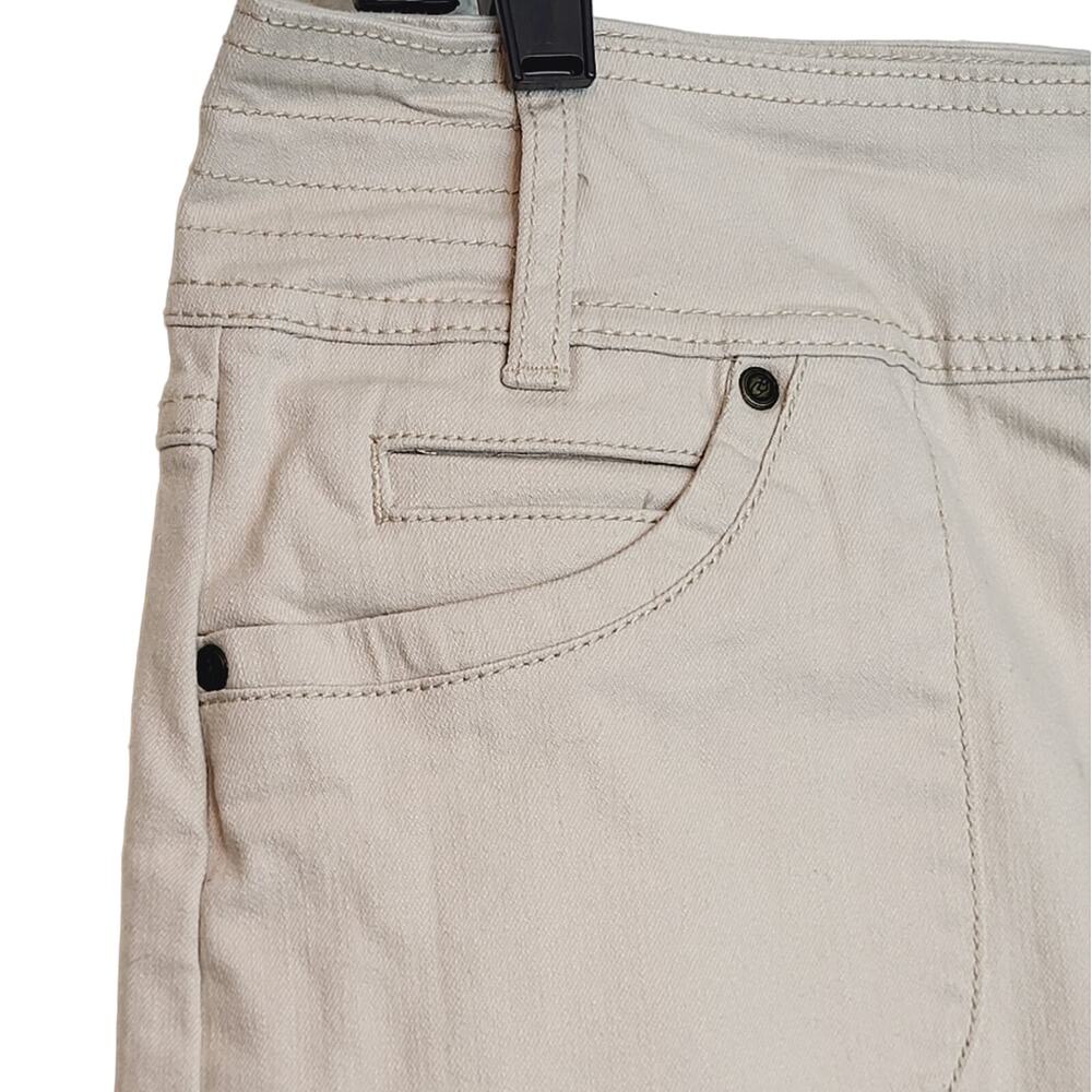 Vintage Code Blue Y2K Khaki Short Denim Jean Skirt size 14 - Picture 4 of 8